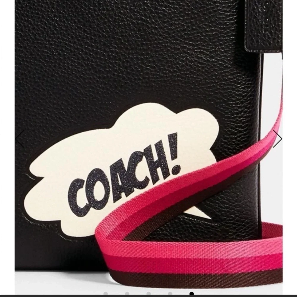 Authentic Coach Marvel Crossbody Comic Theme NWOT - Picture 3 of 13